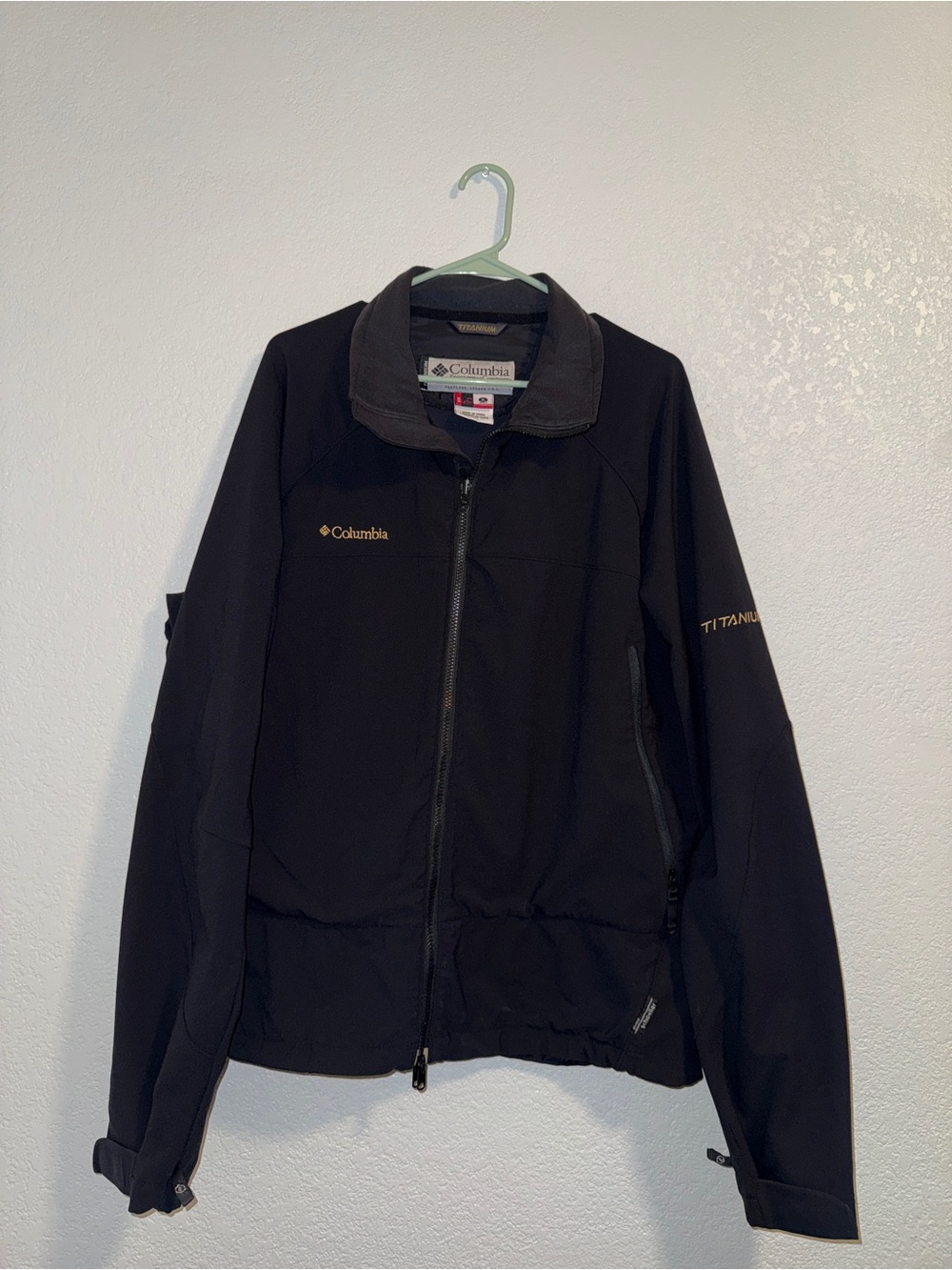 Columbia Titanium Full-Zip Jacket Black XL Like New